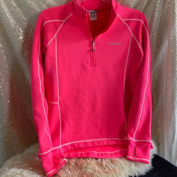 Avalanche Tops - Avalanche hot pink neon pink 1/4 zip fleece lined L